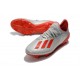 Chaussures adidas X 19.1 FG Silver Metallic Hi-Res-Red White