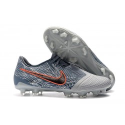 Chaussures Nouvelle Nike Phantom Venom Elite FG Gris Loup Noir Bleu