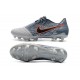 Chaussures Nouvelle Nike Phantom Venom Elite FG Gris Loup Noir Bleu