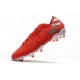 Chaussures de football adidas Nemeziz 19.1 FG Rouge Argent