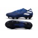Chaussures de football adidas Nemeziz 19.1 FG Bleu Blanc