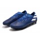 Chaussures de football adidas Nemeziz 19.1 FG Bleu Blanc