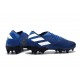 Chaussures de football adidas Nemeziz 19.1 FG Bleu Blanc
