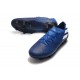 Chaussures de football adidas Nemeziz 19.1 FG Bleu Blanc