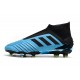 Chaussures Homme adidas Predator 19+ FG Bleu Noir
