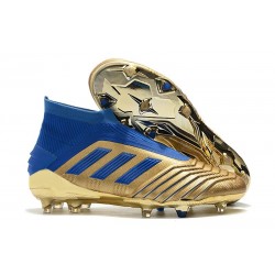 adidas Predator 19+ FG Nouvelles Crampons Or Bleu