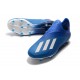 Chaussures de football adidas X 19+ Terrain Sec Bleu Blanc