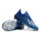 Chaussures de football adidas X 19+ Terrain Sec Bleu Blanc