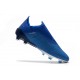 Chaussures de football adidas X 19+ Terrain Sec Bleu Blanc