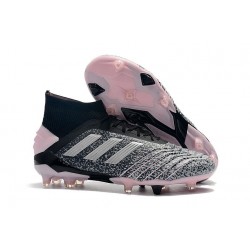 adidas Predator 19+ FG Nouvelles Crampons Gris Argent Rosa