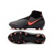 Nike Phantom Vsn Elite DF FG Crampons de Foot - Gris foncé Mangue claire Noir