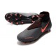 Nike Phantom Vsn Elite DF FG Crampons de Foot - Gris foncé Mangue claire Noir