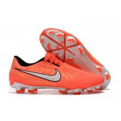 Chaussures Nouvelle Nike Phantom Venom Elite FG Mangue claire Blanc