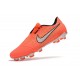 Chaussures Nouvelle Nike Phantom Venom Elite FG Mangue claire Blanc