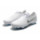 Chaussures Nouvelle Nike Phantom Venom Elite FG Blanc Argent