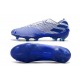 Chaussures de football adidas Nemeziz 19.1 FG Bleu Blanc