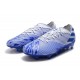 Chaussures de football adidas Nemeziz 19.1 FG Bleu Blanc