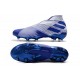 Crampons Nouveaux adidas Nemeziz 19+ FG Blanc Bleu