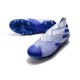 Crampons Nouveaux adidas Nemeziz 19+ FG Blanc Bleu