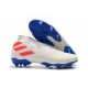 Crampons Nouveaux adidas Nemeziz 19+ FG Blanc Orange