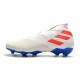 Crampons Nouveaux adidas Nemeziz 19+ FG Blanc Orange